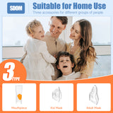 SDOM Nebulizer: A Portable Jet Nebulizer for Respiratory Treatment, Suitable for Both Children and Adults. Ideal for Home Use and On-the-Go.