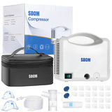 SDOM Nebulizer Machine for Adult Compressor Machine Portable with 1 set of Accessories for Breathing Problems