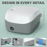SDOM Nebulizer Machine for Kids and Adults - Nebulizer with 2 Sizes Mask and Mouthpiece for Breathing Problems, Compressor Nebulizer Machine for Home Daily Use