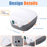 SDOM Compressor Nebulizer with Mouthpiece and 2 Size Masks, Personal Nebuliser Machine for Breatthing Problems for Adults & Kids, Home & Travel Use
