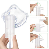 SDOM 2022 A Full Set of Replacement Kit Suit for Home & Travel Use (Green) FOR Adult and KIDS WITH TWO MASK, TUBING,CUP