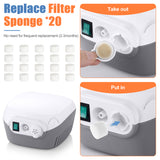 SDOM Compressor Nebulizer with Mouthpiece and 2 Size Masks, Personal Nebuliser Machine for Breatthing Problems for Adults & Kids, Home & Travel Use