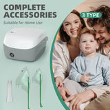 SDOM Nebulizer Machine for Kids and Adults - Nebulizer with 2 Sizes Mask and Mouthpiece for Breathing Problems, Compressor Nebulizer Machine for Home Daily Use