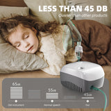 SDOM Nebulizer Machine for Kids and Adults - Nebulizer with 2 Sizes Mask and Mouthpiece for Breathing Problems, Compressor Nebulizer Machine for Home Daily Use