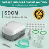 SDOM Nebulizer Machine for Kids and Adults - Nebulizer with 2 Sizes Mask and Mouthpiece for Breathing Problems, Compressor Nebulizer Machine for Home Daily Use