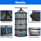 Kaprolife Drying Net 4 Layer Hanging Mesh Net For Dryer Plant Herb Bud