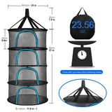 Kaprolife Drying Net 4 Layer Hanging Mesh Net For Dryer Plant Herb Bud